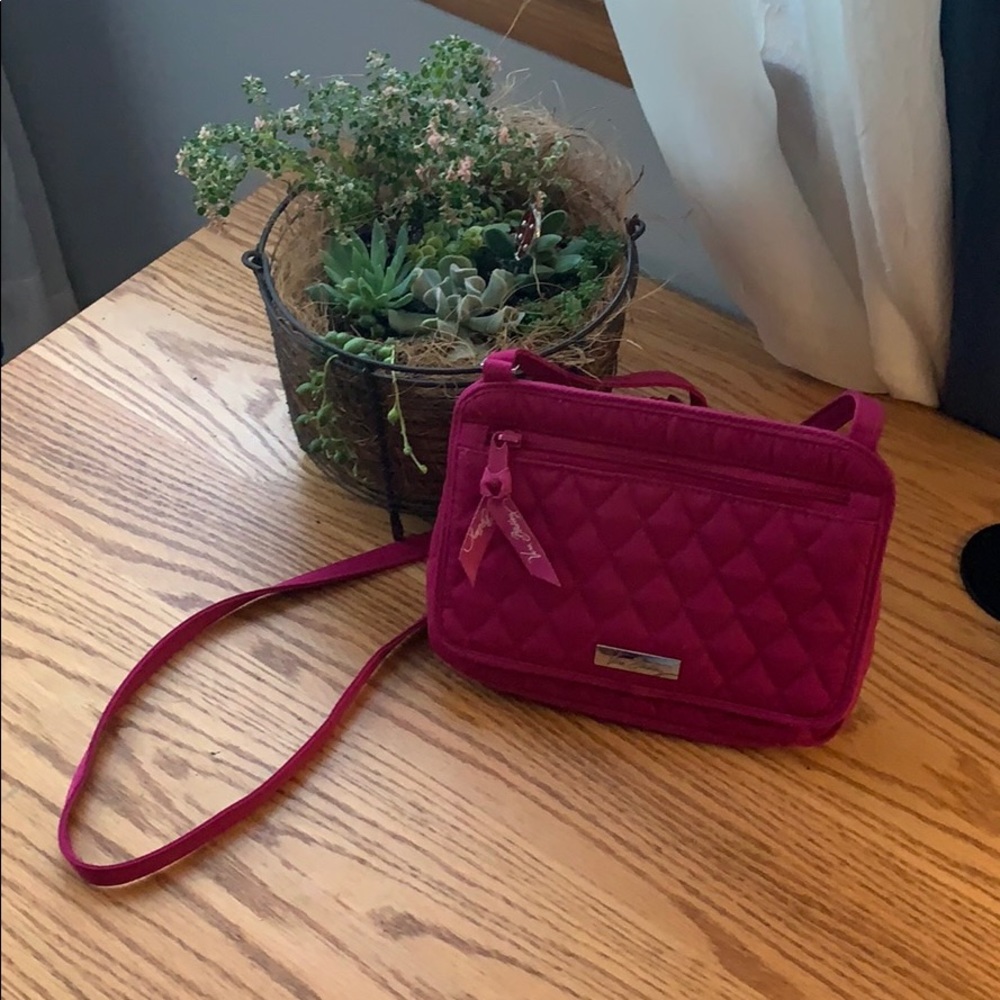 Pink Vera Bradley Crossbody Bag